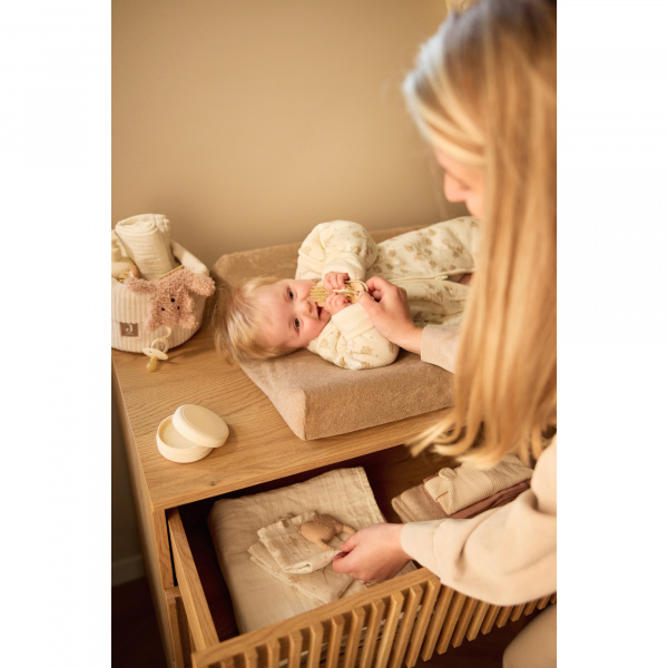 Lot de 3 langes en coton 31 x 31 cm leafy dreams Jollein