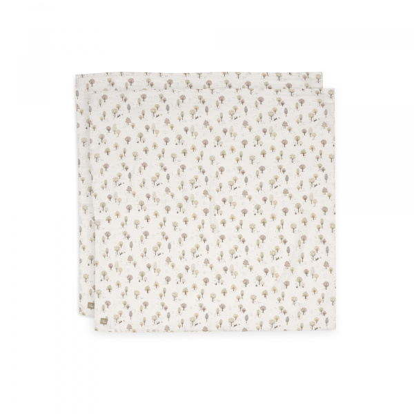 Lot de 2 langes gaze de coton 115 x 115 cm tiny park Jollein