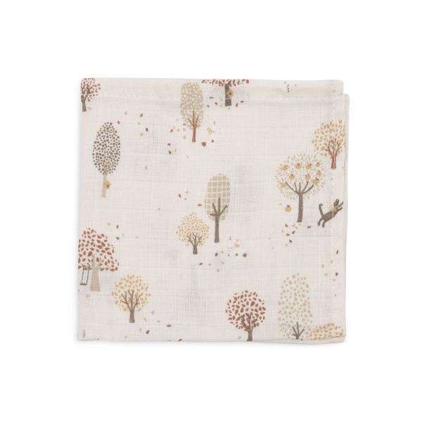 Lot de 3 langes en coton 31 x 31 cm teddy bear Jollein