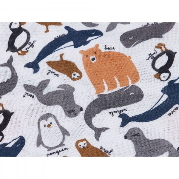 Lot de 2 langes gaze de coton 115 x 115 cm polar Jollein