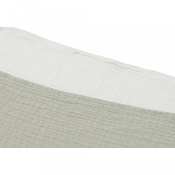 Lot de 4 langes gaze de coton 70 x 70 cm olive et ivoire Jollein