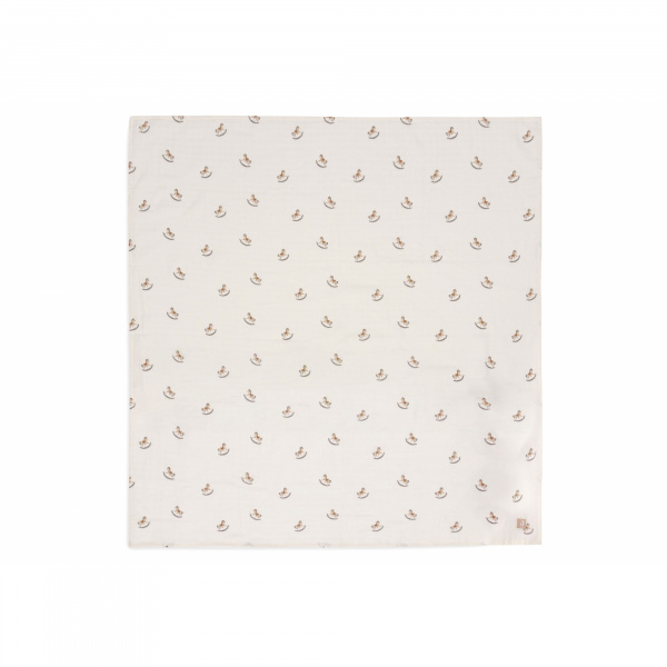 Lot de 2 langes gaze de coton 115 x 115 cm nostalgic ride Jollein