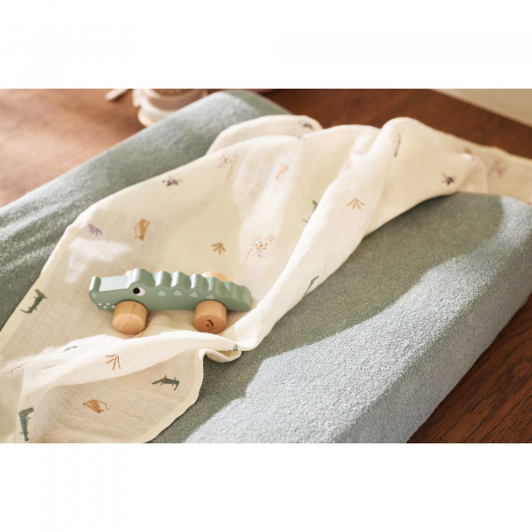 Lot de 2 langes gaze de coton 115 x 115 cm jungle jambo Jollein