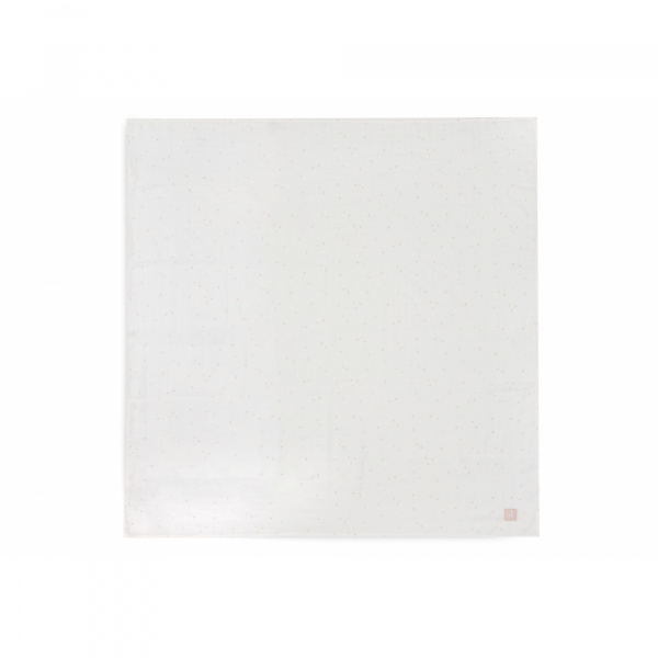 Lot de 2 langes gaze de coton 115 x 115 cm twinkling wild rose Jollein