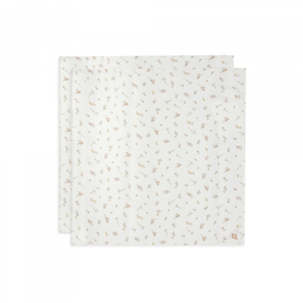 Lot de 2 langes gaze de coton 115 x 115 cm riverside Jollein