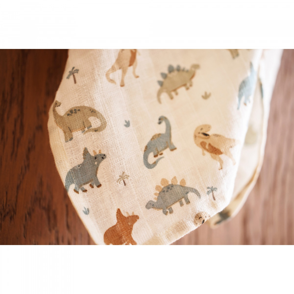 Lot de 2 langes gaze de coton 115 x 115 cm roarsome Jollein