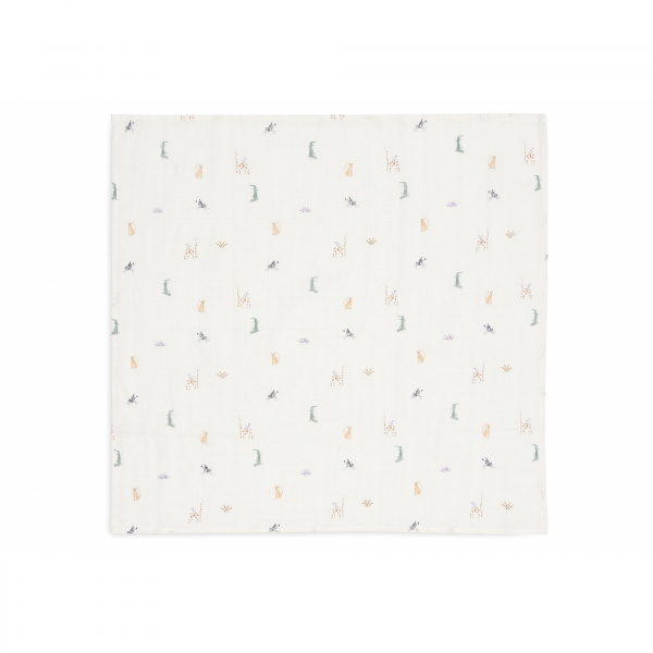 Lot de 3 langes gaze de coton 70 x 70 cm teddy bear Jollein