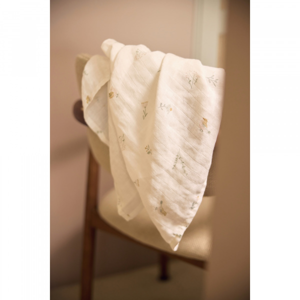 Lot de 3 langes gaze de coton 70 x 70 cm teddy bear Jollein