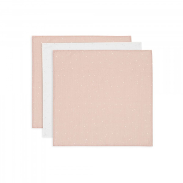 Lot de 3 langes gaze de coton 70 x 70 cm teddy bear Jollein