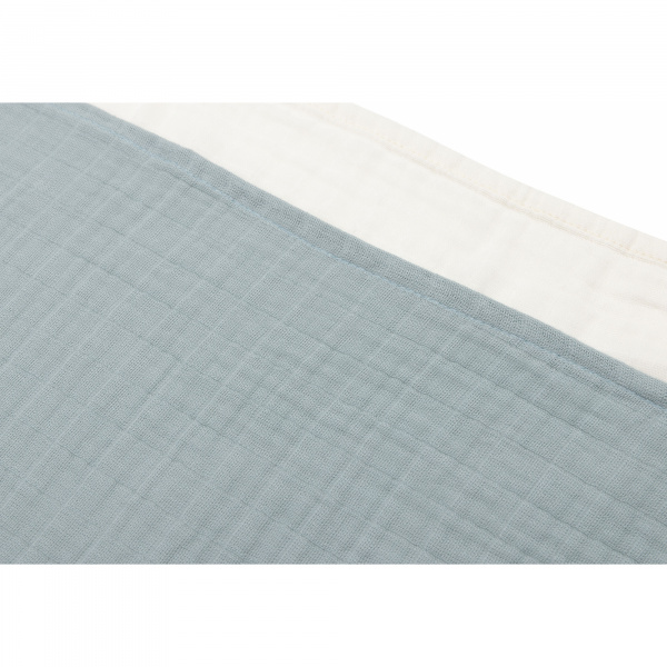 Lot de 4 langes gaze de coton 70 x 70 cm olive et ivoire Jollein