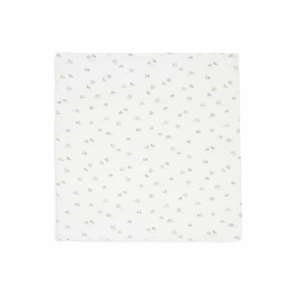 Lot de 3 langes gaze de coton 70 x 70 cm teddy bear Jollein