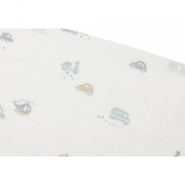 Lot de 3 langes gaze de coton 70 x 70 cm teddy bear Jollein