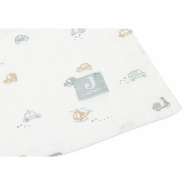 Lot de 2 langes gaze de coton 115 x 115 cm on the go Jollein