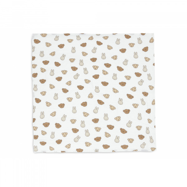 Lot de 3 langes gaze de coton 70 x 70 cm miffy and friends Jollein