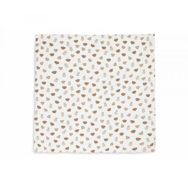 Lot de 2 langes gaze de coton 115x115 cm miffy and friends Jollein