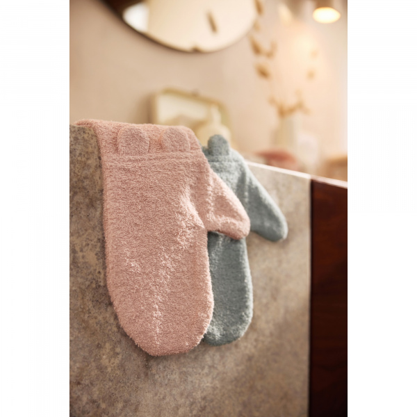 Gant de toilette éponge bébé wild rose Jollein