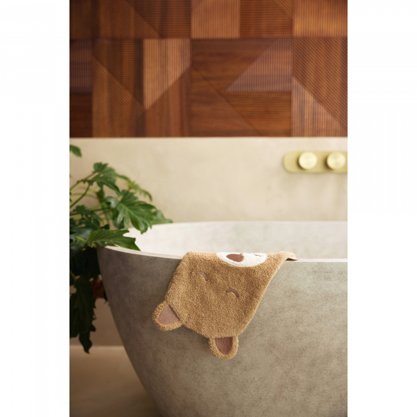 Gant de toilette en éponge jungle jambo cheetah Jollein