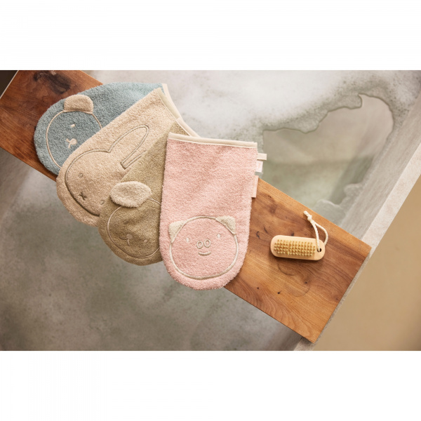 Gant de toilette en éponge boris Jollein