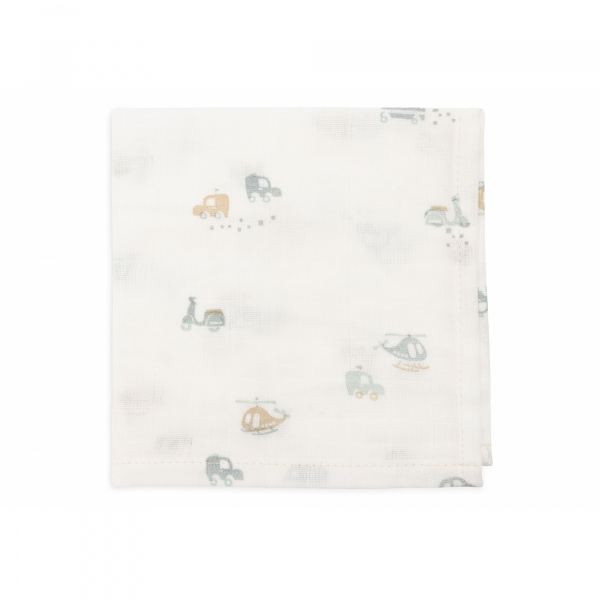 Lot de 3 langes en coton 31 x 31 cm on the go Jollein