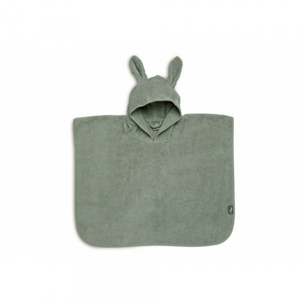 Poncho de bain éponge ash green Jollein