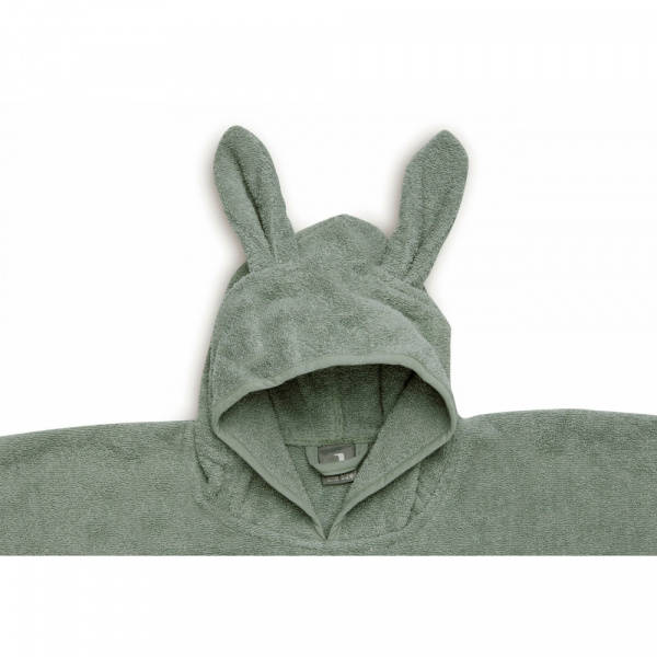 Poncho de bain éponge ash green Jollein