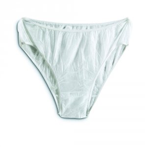 Lot de 5 slips jetables blanc taille 46-48 Jane