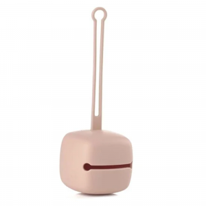 Boîte à tétines en silicone pâle Jane