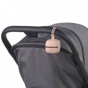 Boîte à tétines en silicone pâle Jane