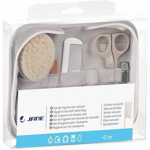 Trousse de soin bébé 6 pièces sand Jane