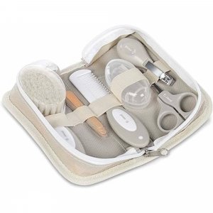 Trousse de soin bébé 6 pièces sand Jane