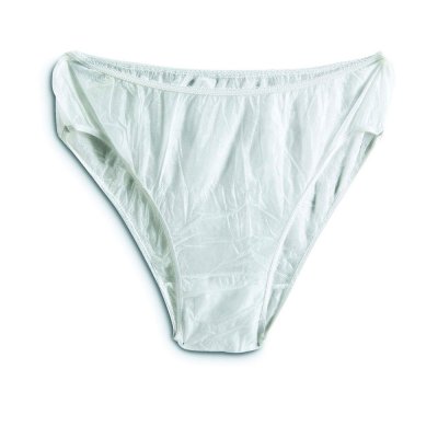Lot de 5 slips jetables blanc taille 46-48