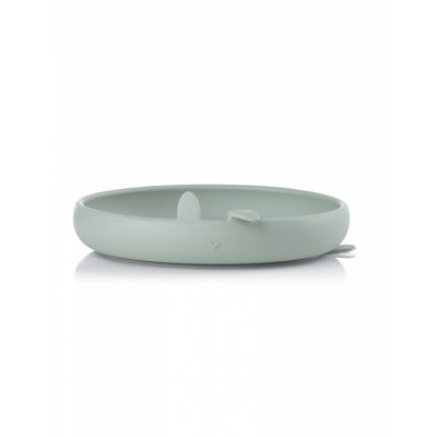 Coffret repas bébé en silicone mint