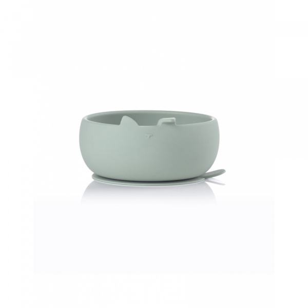 Coffret repas bébé en silicone mint Jane