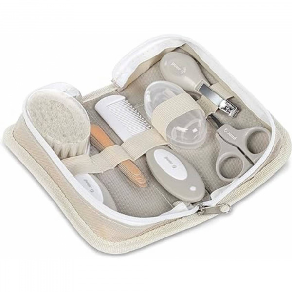 Trousse de soin bébé 6 pièces sand Jane