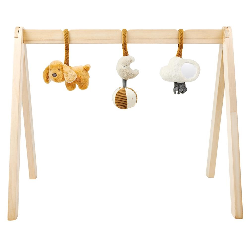 Arche en bois avec jouets à suspendre charlie de Nattou sur allobébé