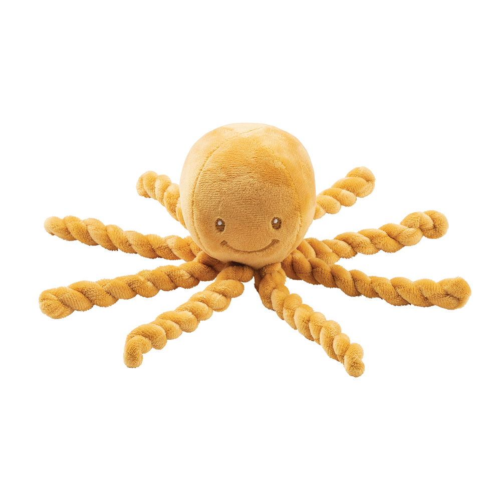 Peluche Bebe Pieuvre Lapidou Ocre De Nattou Sur Allobebe