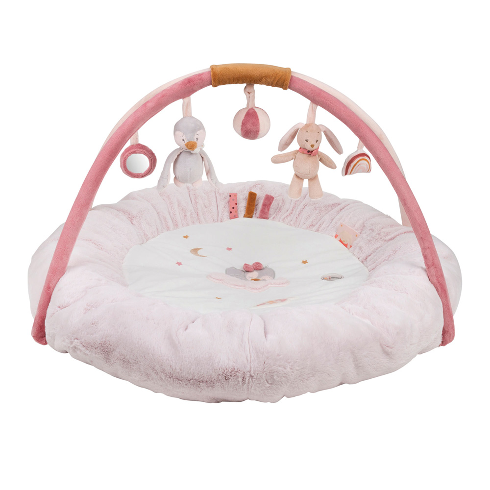 Tapis D Eveil Pouf Avec Arches Sasha Et Pauline De Nattou Sur Allobebe