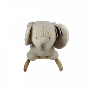 Les imparfaits - bascule bouclette teddy eléphant ecru Nattou