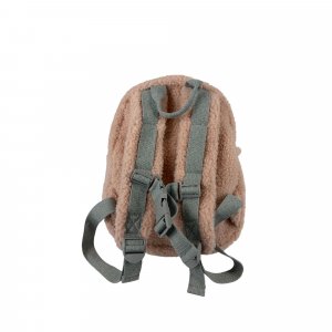 Les imparfaits - sac à dos bouclette teddy rose Nattou