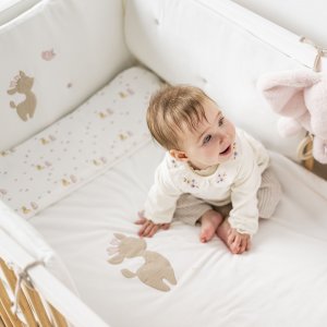 Tour de lit velours blanc fanfan Nattou