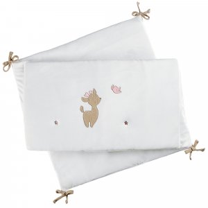 Tour de lit velours blanc fanfan Nattou