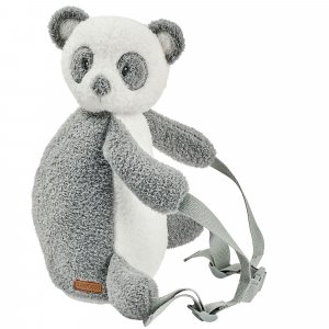 Sac à dos peluche panda gris Nattou