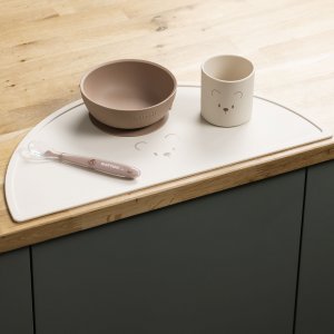 Coffret repas 4 pièces en silicone nature Nattou