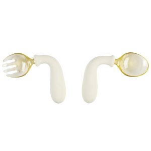 Set cuillère et fourchette apprentissage flexible Nattou