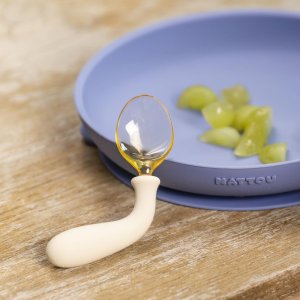 Set cuillère et fourchette apprentissage flexible Nattou