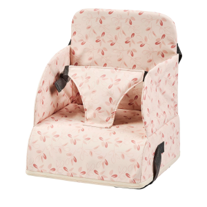 Réhausseur de chaise rose pétales Nattou