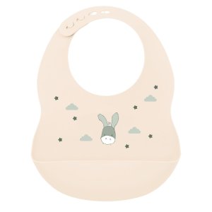 Bavoir en silicone âne sable Nattou