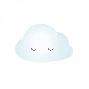 Veilleuse silicone grand nuage à télécommande Nattou