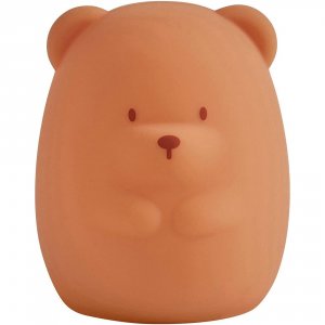 Veilleuse medium ours caramel 12cm  silicone Nattou