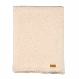 Couverture supersoft 75x100cm teddy bouclette ecru Nattou